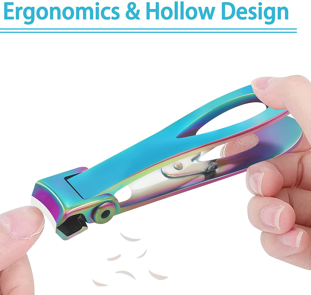 Heavy-Duty Toenail Clippers for Thick Nails – 17mm Wide Jaw, Long Handle, Stainless Steel